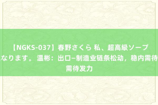 【NGKS-037】春野さくら 私、超高級ソープ嬢になります。 温彬：出口—制造业链条松动，稳内需待发力