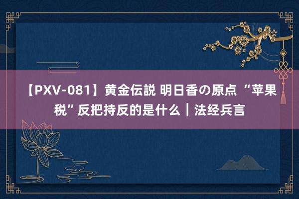 【PXV-081】黄金伝説 明日香の原点 “苹果税”反把持反的是什么︱法经兵言