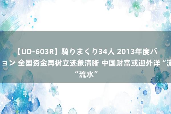 【UD-603R】騎りまくり34人 2013年度バージョン 全国资金再树立迹象清晰 中国财富或迎外洋“流水”