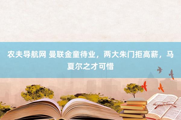 农夫导航网 曼联金童待业，两大朱门拒高薪，马夏尔之才可惜