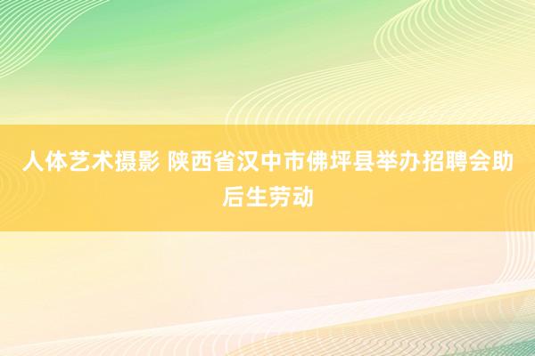 人体艺术摄影 陕西省汉中市佛坪县举办招聘会助后生劳动